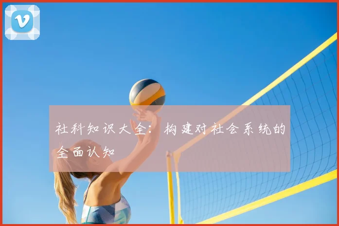 社科知识大全：构建对社会系统的全面认知
